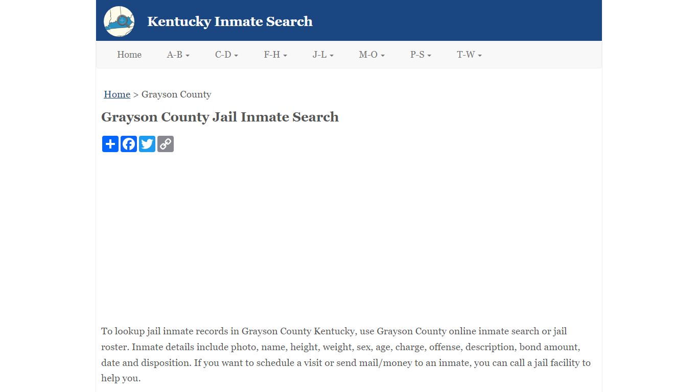 Grayson County Jail Inmate Search